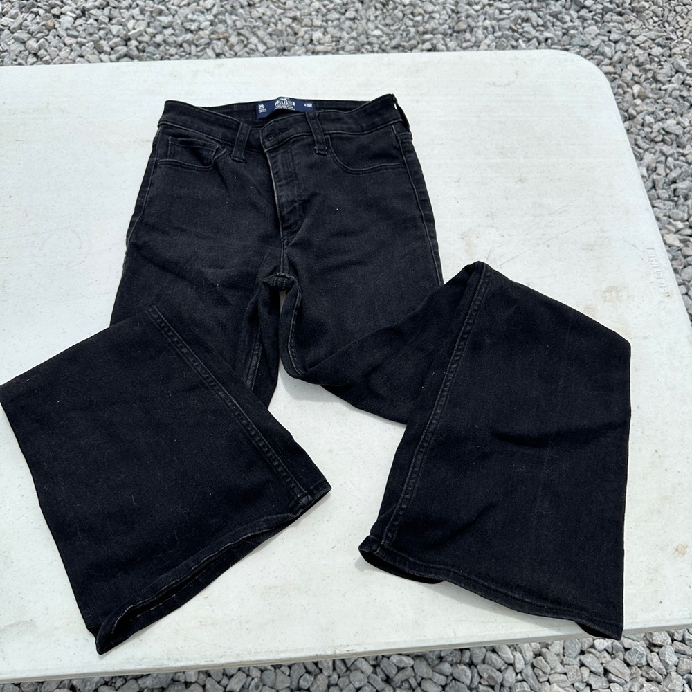 Hollister Women's Black Bootcut Jeans